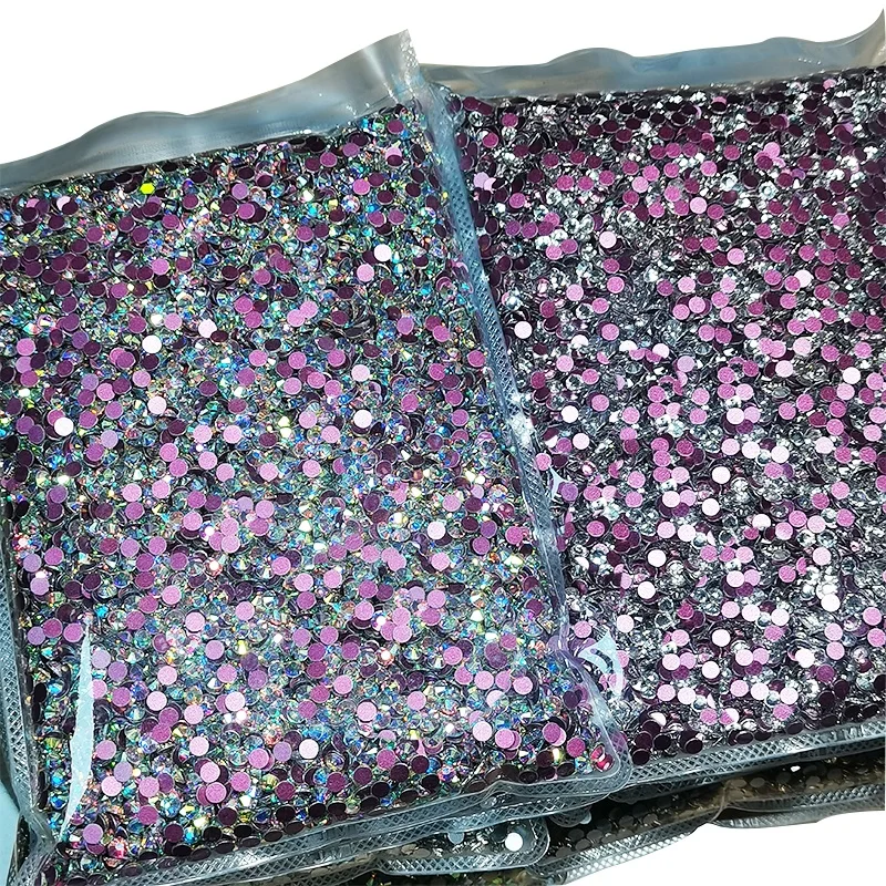 

Bulk Wholesale 50 colors Crystal AB Strass Flatback Nail Crystal Stone Glass Rhinestone For DIY Nail Art, Over 50 colors