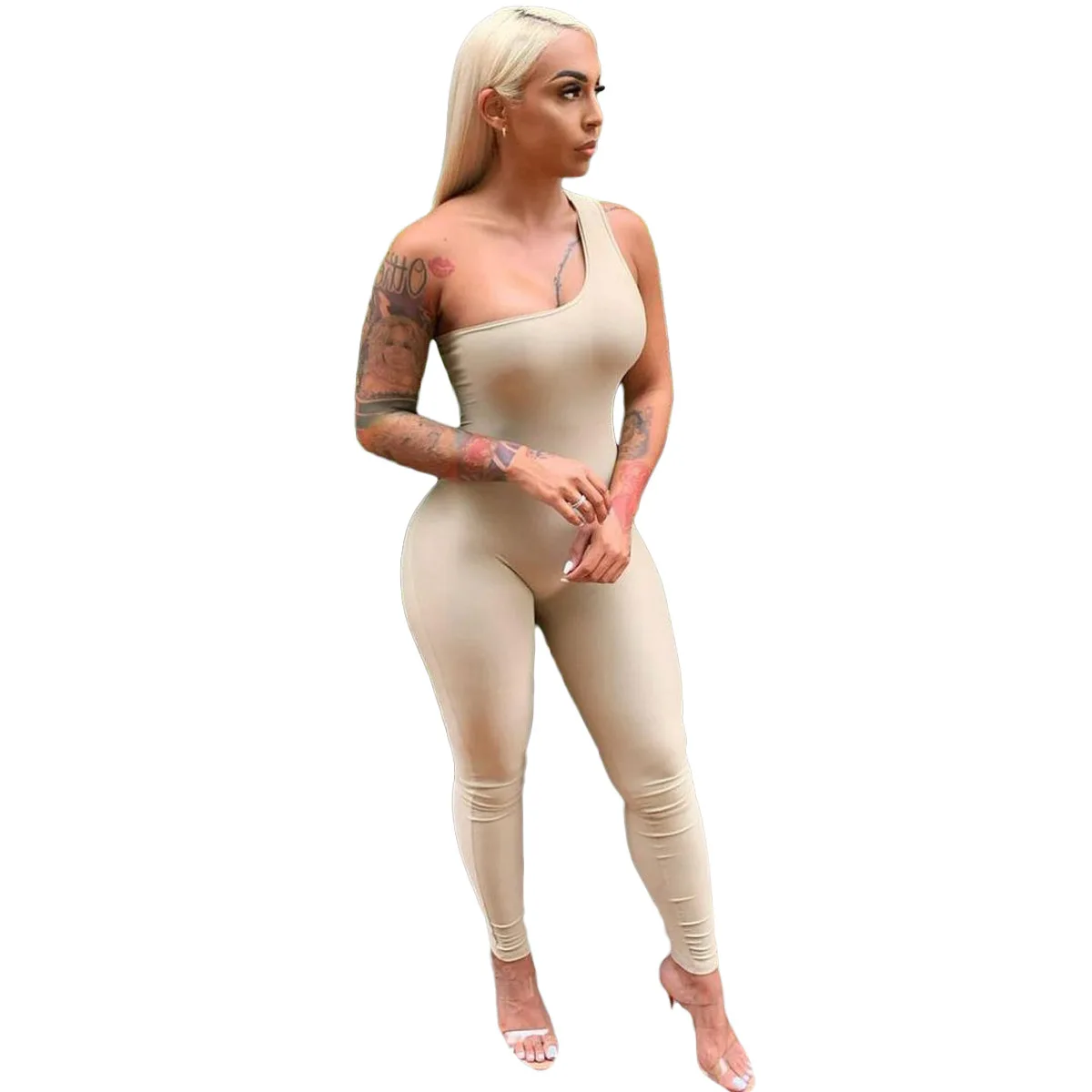 

2021 women clothing Custom Rompers Womens Jumpsuit Women 2021 Summer One Piece Regular Jumpsuit, Picture shows