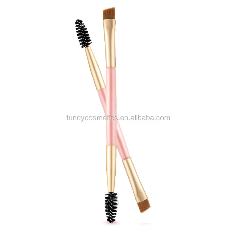 

Private label Wooden Double End Eye Brow Brush and Spoolie