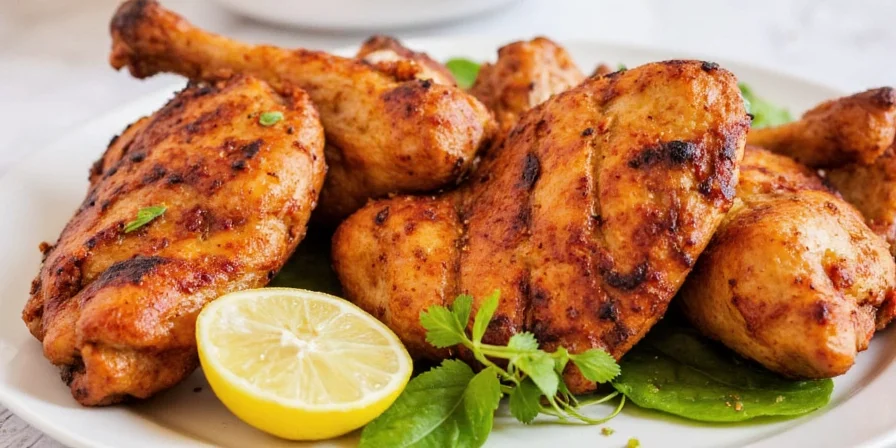 Marinated chicken ready to grill