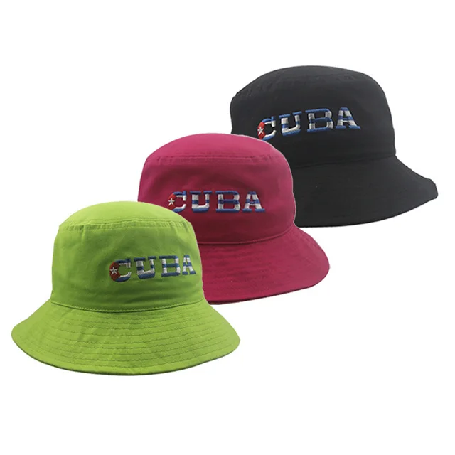 
OEM Logo Large Fishing Golf Tennis Colorful White Eco Fabric Recycled Children Bucket Hat 