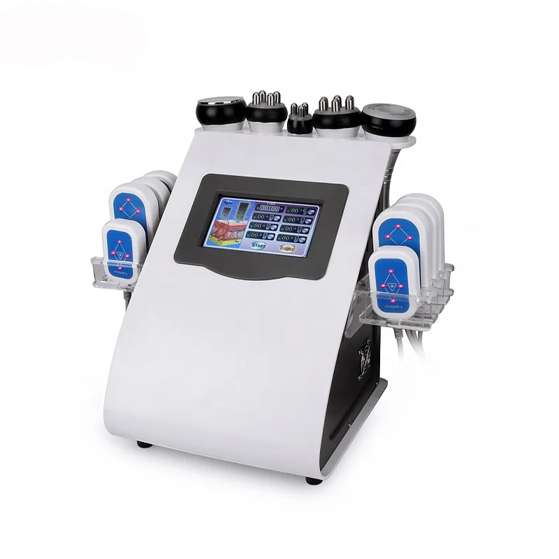 

6 in 1 cavitation machine Vacuum System RF Radio Frequency Anti Cellulite Skin Lift Slimming Body Shaping Machine Home Use