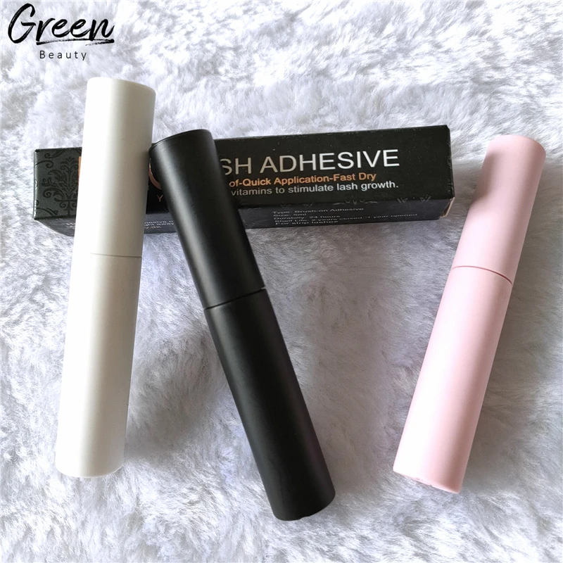 

Wholesale Waterproof Lash Glue Custom Packaging Box Strip Eyelash Adhesives Private Label Eyelash Glue, Black white clear