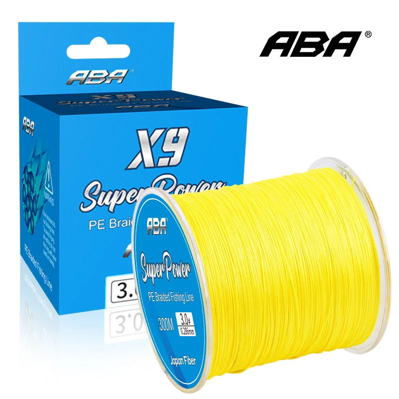 Aba 300m X9 High Performance Floating Outdoor Pe Braided Fishing Line