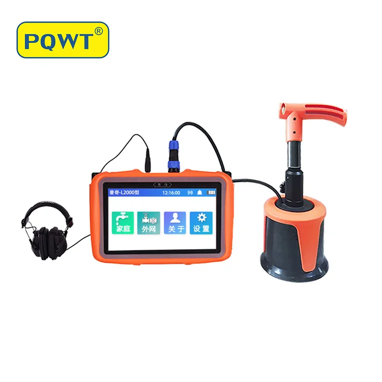 

PQWT L2000 Pipe Leak Detector for Ourdoor Water Supply Pipeline Leakage Detection