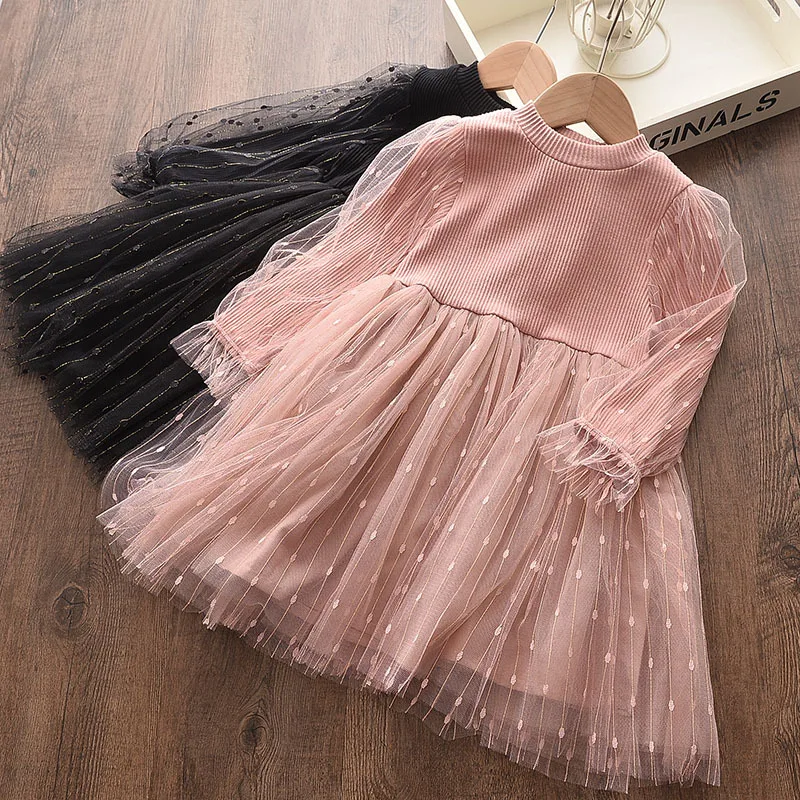 

Girls Dress Long Sleeve Autumn Dresses For Kids Girl Clothes Children Birthday Princess Tutu Costumes