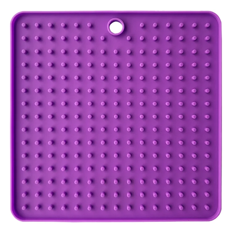 

Manufacture supply silicone licking mat slow feeder dog mat pet lick mat pad for dogs, Blue/red/purple/green/gray