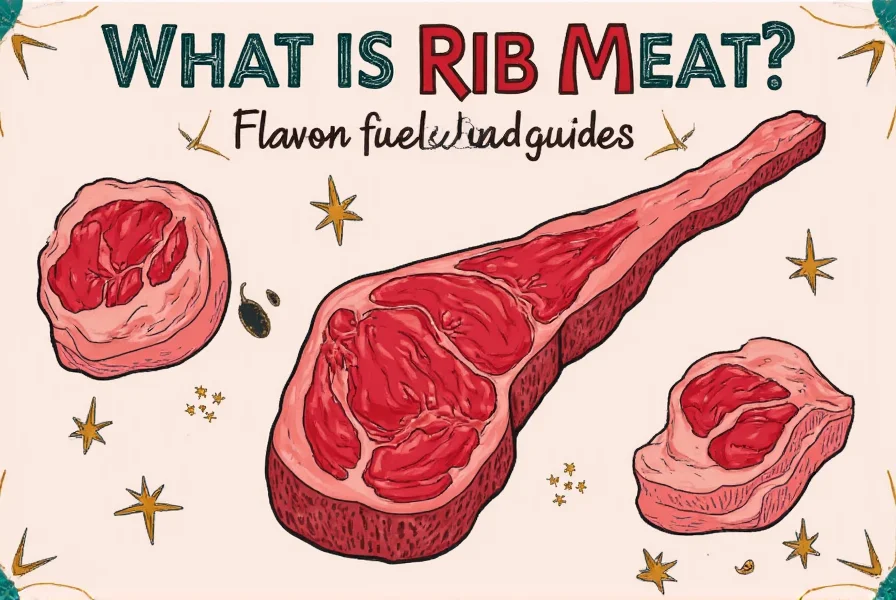Rib meat plate