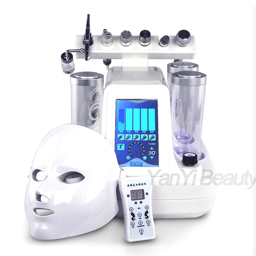 

YanYi 8 in 1 multi function oxygen facial whitening therapy machine, White