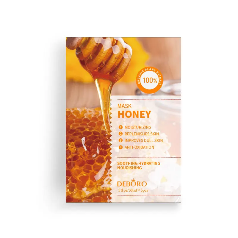 

Custom Private Label Honey Whitening Moisturizing Facial Sheet Mask