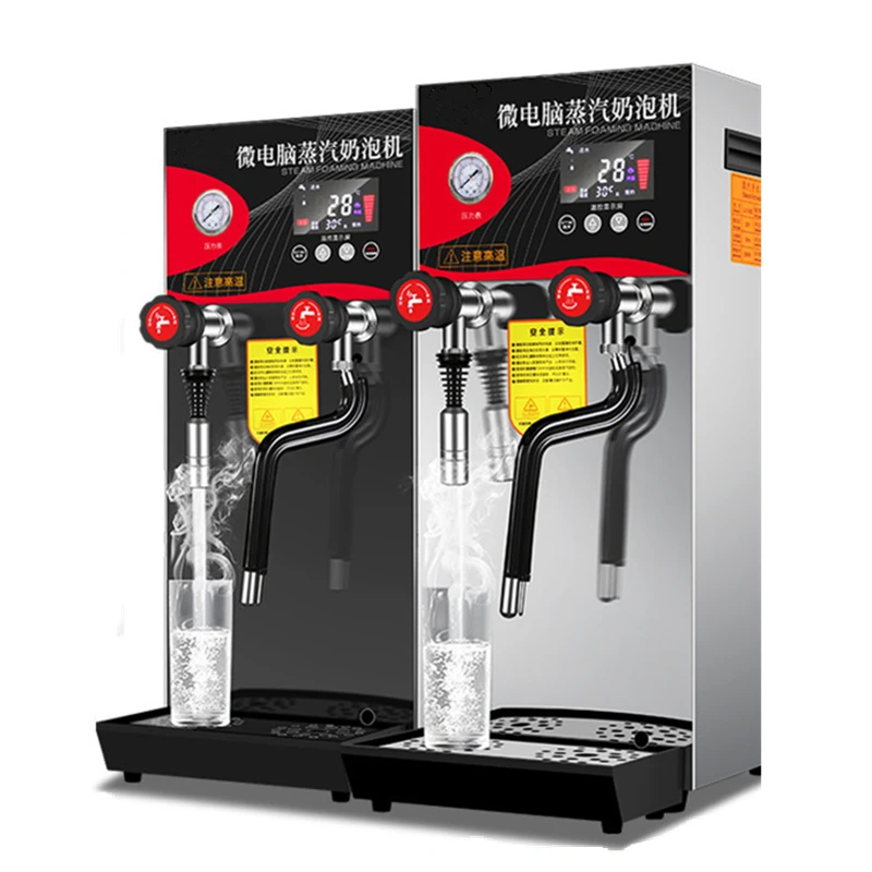 

Stainless Steel Steam Milk Frother Electric Steam Boiler for Coffee Shop