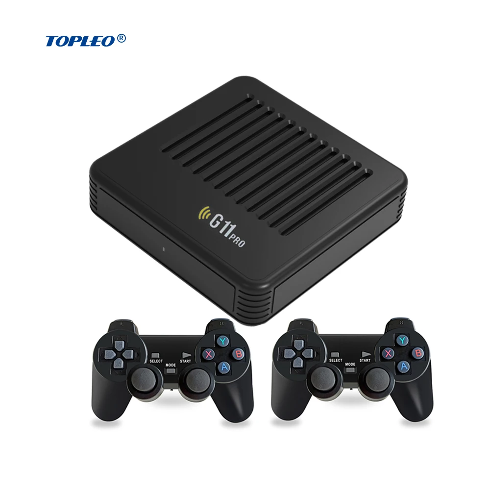 

Topleo S905X3 android tv box 64gb 128gb 256gb g11 pro card video game tv box classic game console