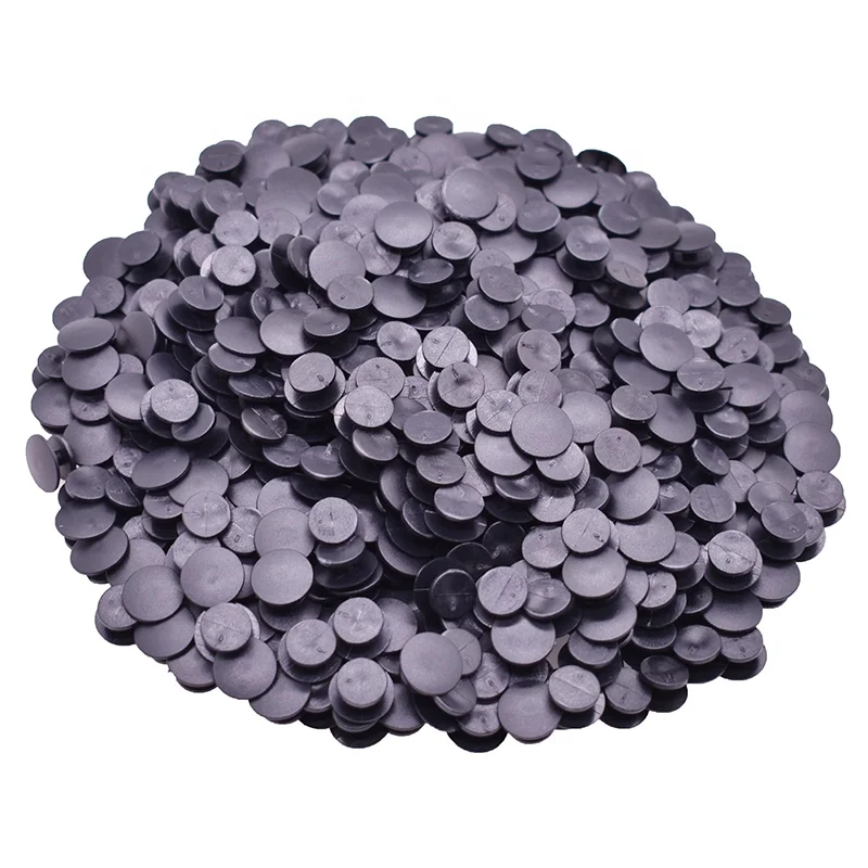 

Wholesale Plastic Button Black Buckles Parts Accessories Fit for DIY Clogs Shoe Charms, As picture