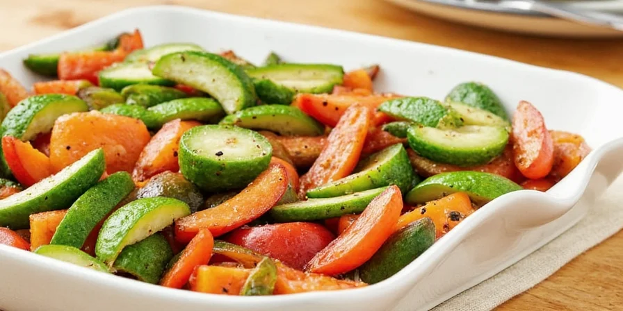 Salad with unseasoned-looking veggies
