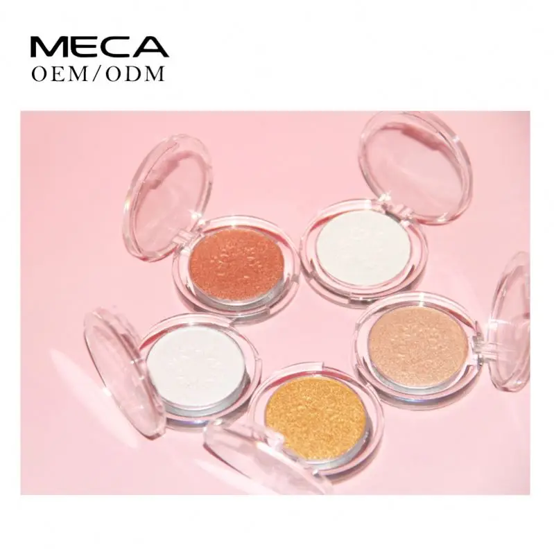

5 Colors Private Label Loose Highlighter Makeup Gold Bronze Powder Liquid Brow Custom Highlighter Makeup