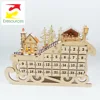 Plywood Laser Cut Light Up Christmas Advent Calendar