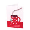New Design Hot Foil Mug Handmade Birthday Greeting Card
