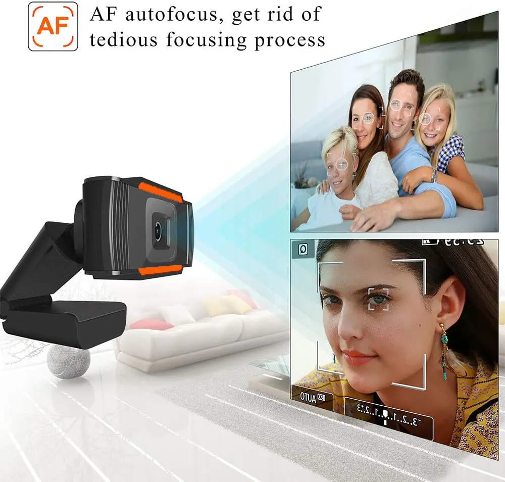 
4K FULL HD 1080P Web Camera for Live Broadcast YouTube Video Recording Conferencing Meeting USB Webcam 