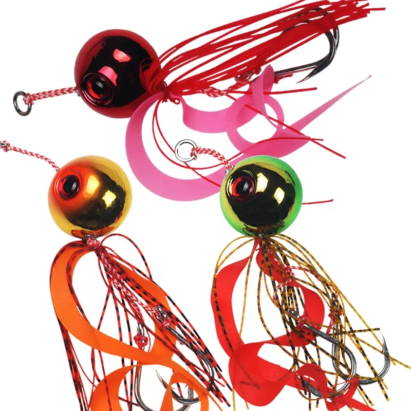 

Deep sea metal slow pitch shore jigging lure 100g Pesca Slider Snapper / Sea bream jig head pesca