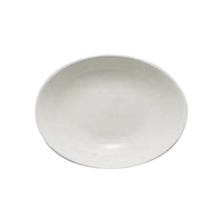 

Round White Soy Sauce Dipping Dish Hotel Dinning Room Ceramic Serving Dishes Plates Set