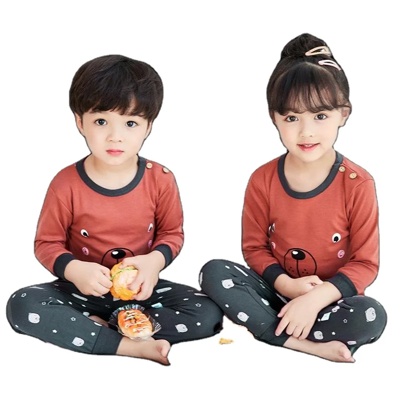 

wholesale pajamas kids pajamas cartoon pajamas cotton fabric infant clothing