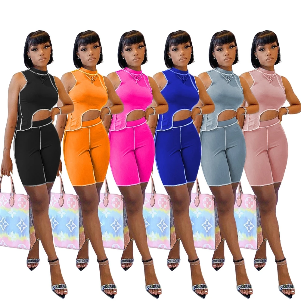 

MD-20022308 Women Tracksuits Jogger Pant Sets 2021 Women Two Piece Pant Set Summer Clothing Outfits 2 Piece Pant Sets Clothing