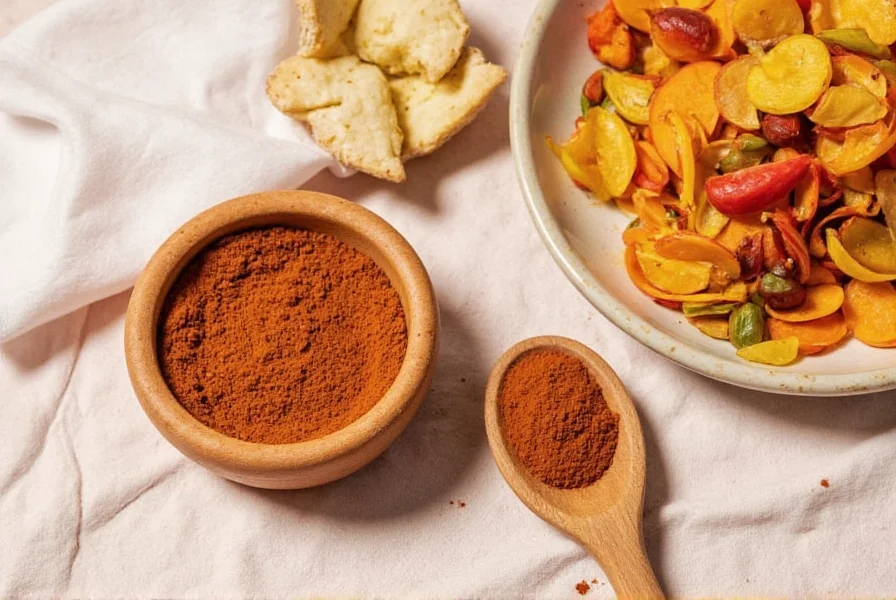 Spicy popcorn seasoned with five spice powder