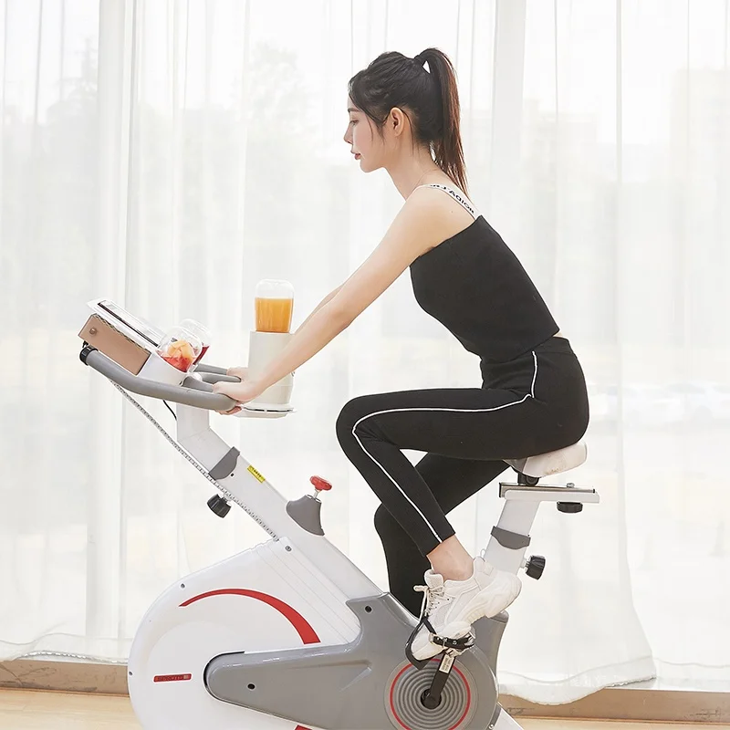 

EXI TOP quality spining bike manufacturer sales gym cycle exercise bike indoor, White