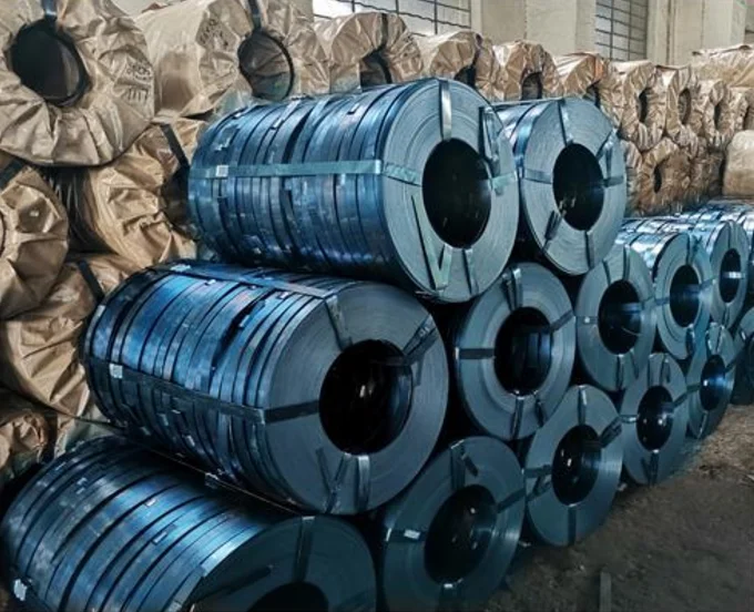 Supply 0.5mm Galvanized Strip Blue Steel Strapping For Packing