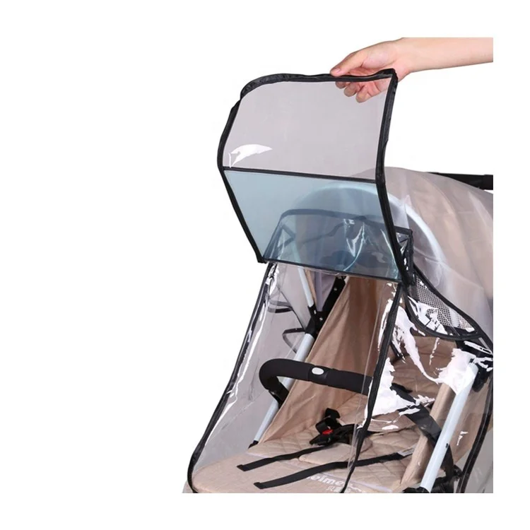 
Windproof waterproof baby stroller rain cover universal baby travel weather shield 
