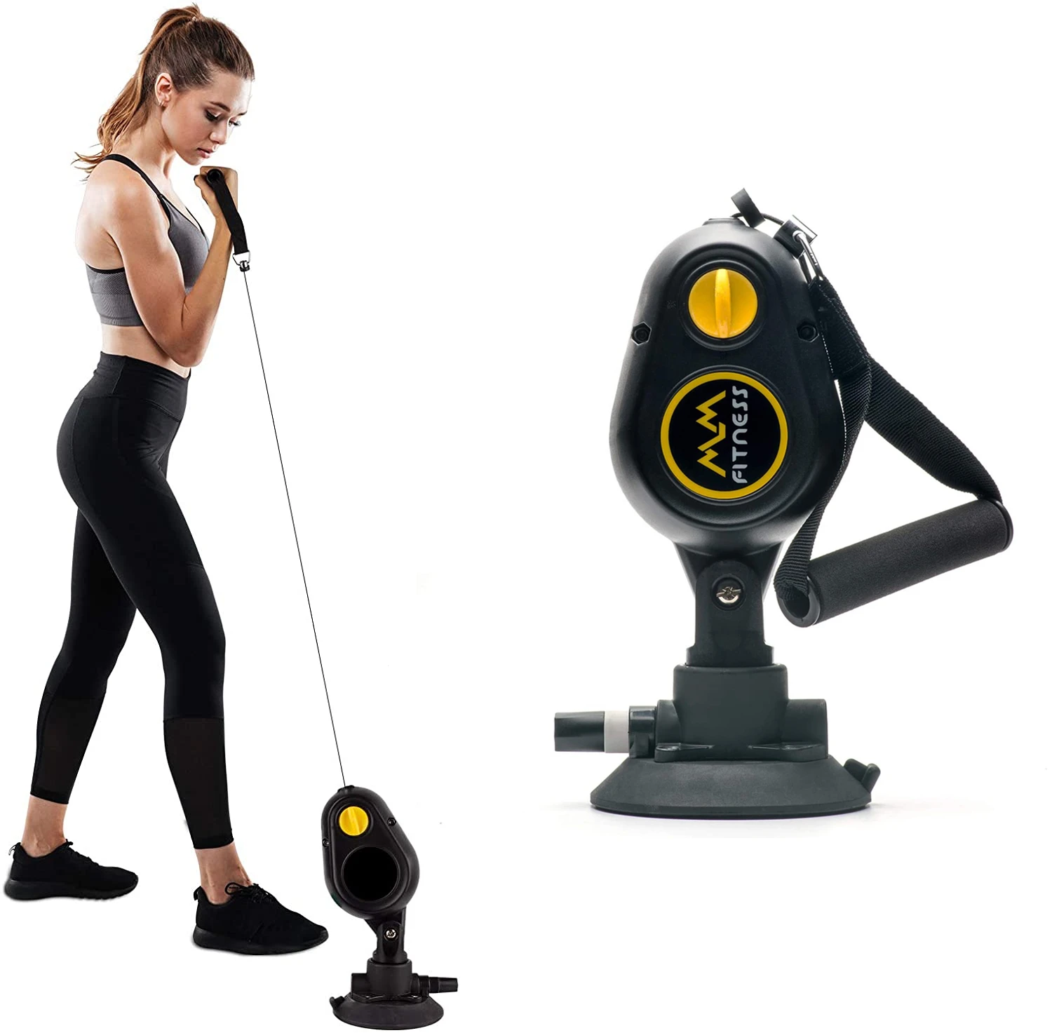 

SKYBOARD Gym Use 3 Levels Pull Rope Resistance Band, Black