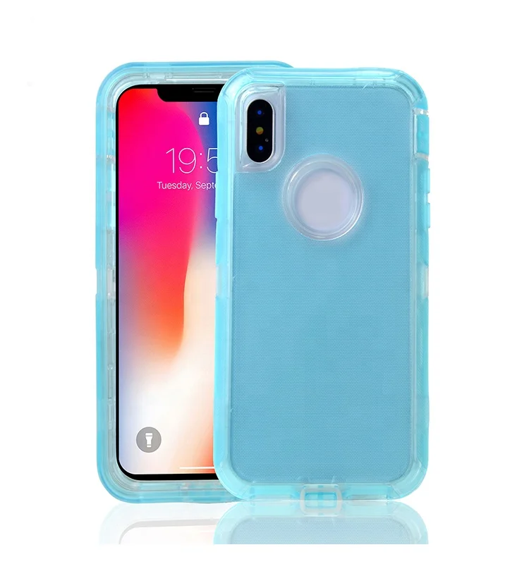 

Factory custom 360 protection case phone armor cover For iphone x/xs, Multi