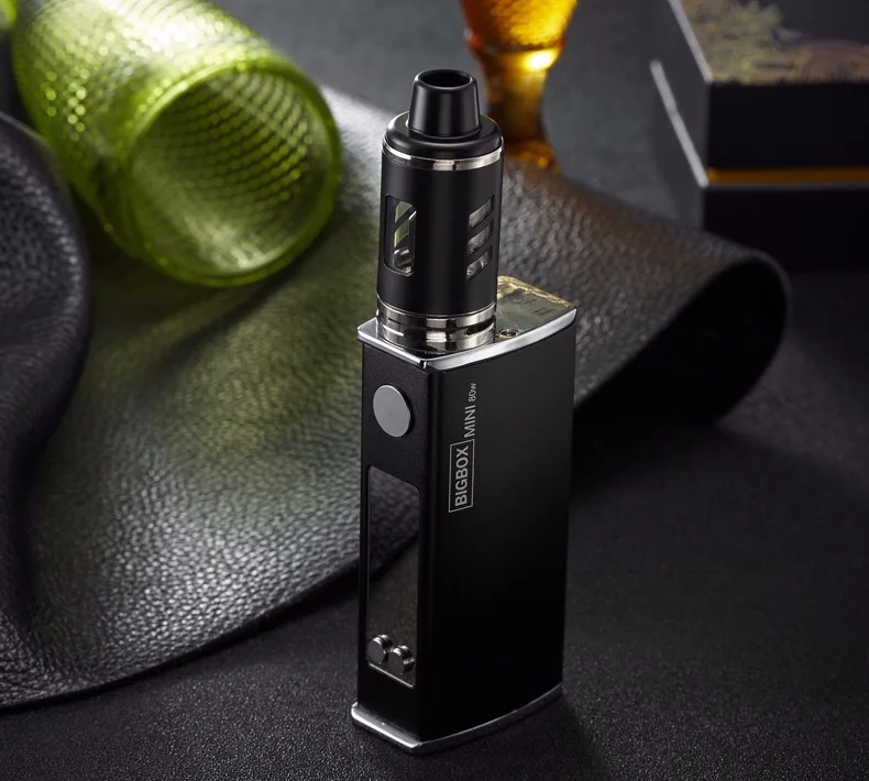 

high quality vaporizer e cigarette lcd display vape mod e cig 80w box mods, Black and white