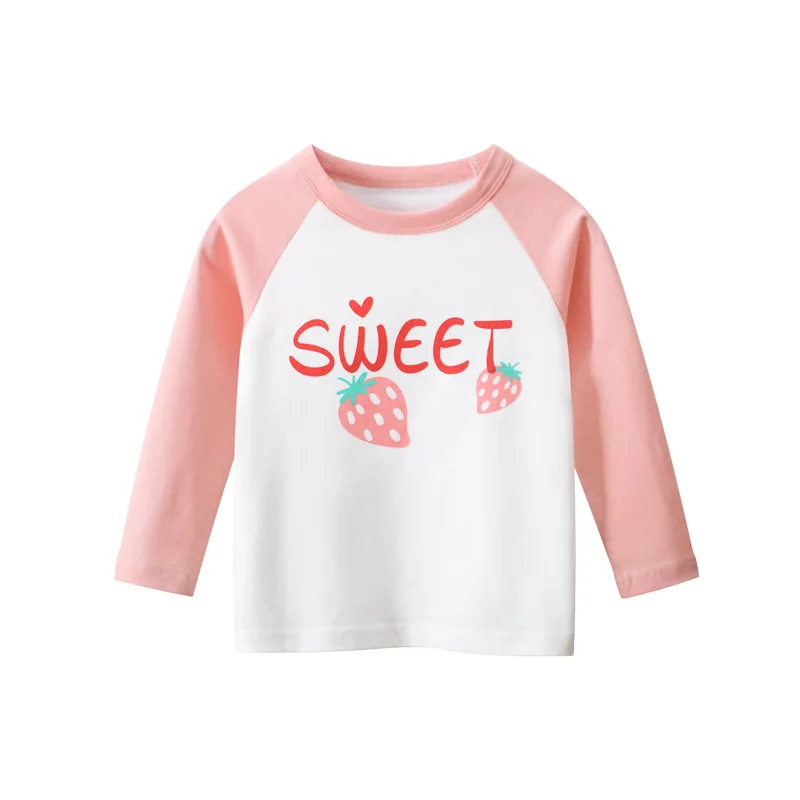 

Long Sleeve Kids Regular Fit T-shirt Kids Clothes Girls T-shirt Cotton