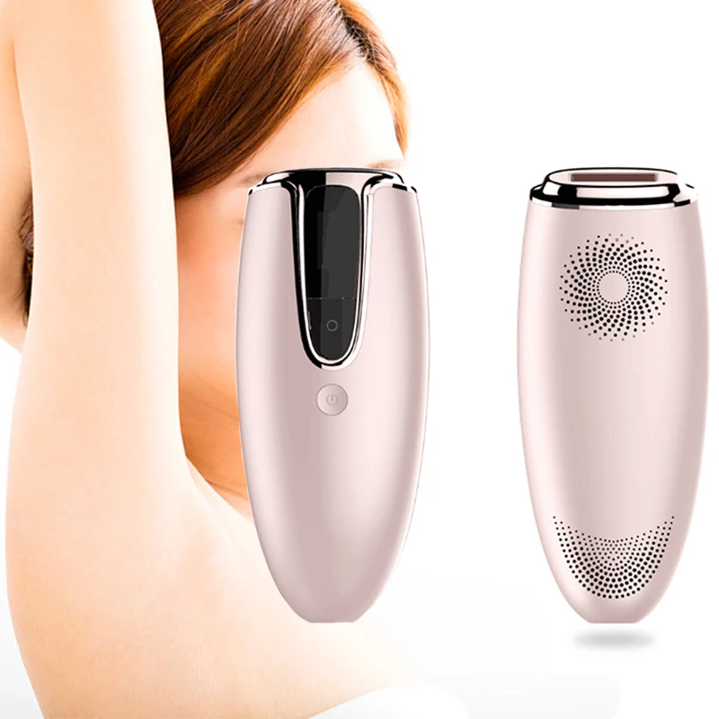 

Painless Ice Cool Permanent IPL Laser Hair Removal Device Photorejuvenation Epilator For Women, White pink black