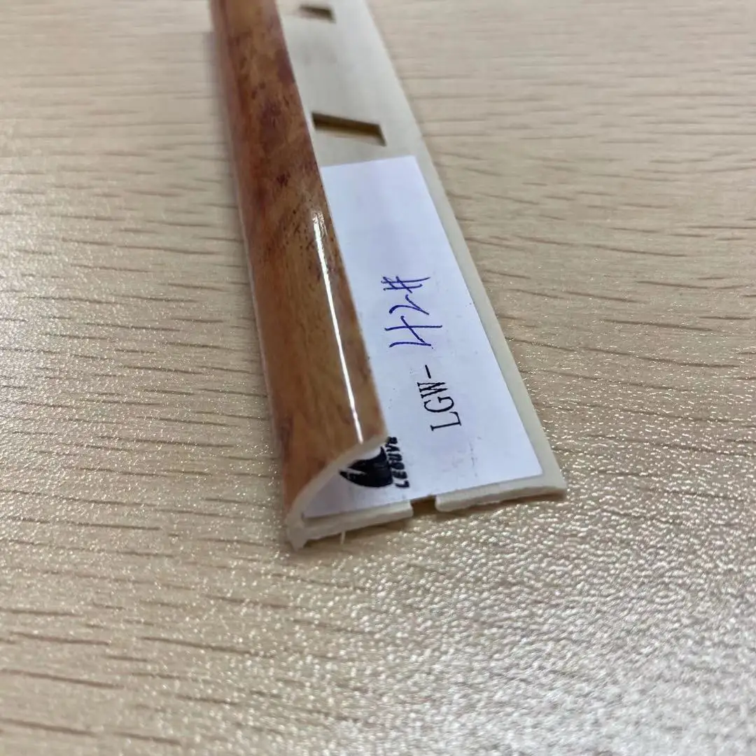 
Modern Material Building Decorative Ceramic Pvc Tile Trim Decorative Pvc Plastic Trim Strip 