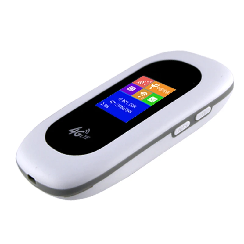 

2100mAh 3G 4G UCOS system English language 300mbps mobile wifi broadband unlocked oem wifi router, White