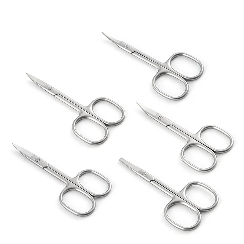 

Amazon Hot Sell In Stock Straight Curved Blade Stainless Steel Cuticle Nail Scissor Cuticle Scissors Manicure Cuticle Scissor