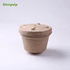 Disposable Molded Fiber Pulp Garbage Waste Can Bin