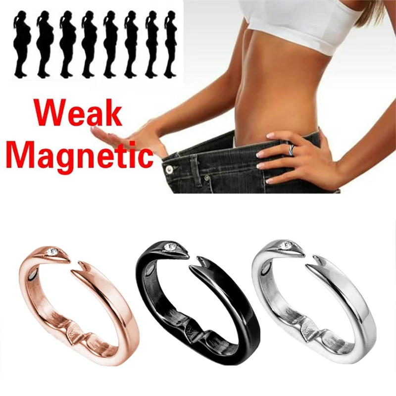 

Free sample products Explosion style slimming magnetic health ring stop snoring adjustable ring fashion simple ring