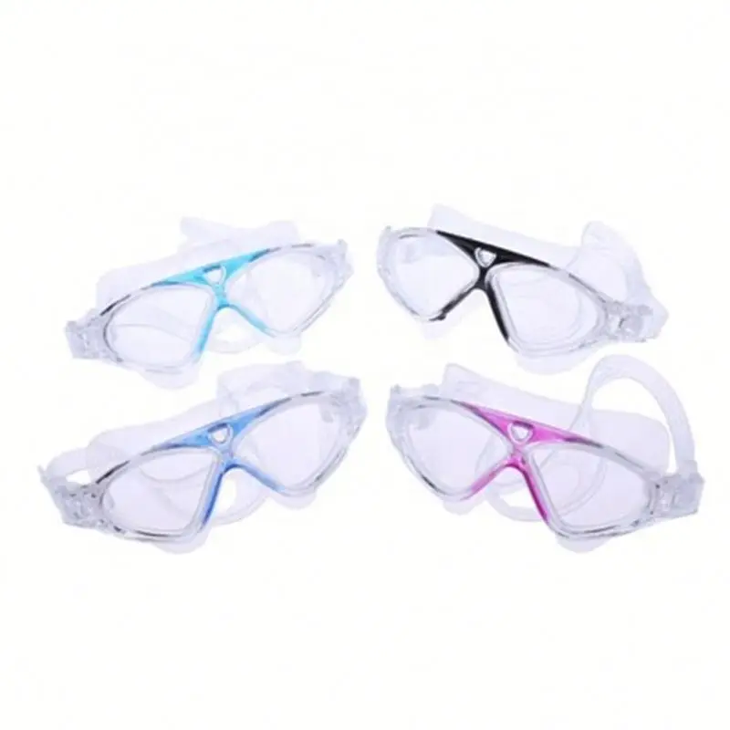 

Wholesale Adult Anti Fog Silicone Colorful Swimming Glasses, 4 colors