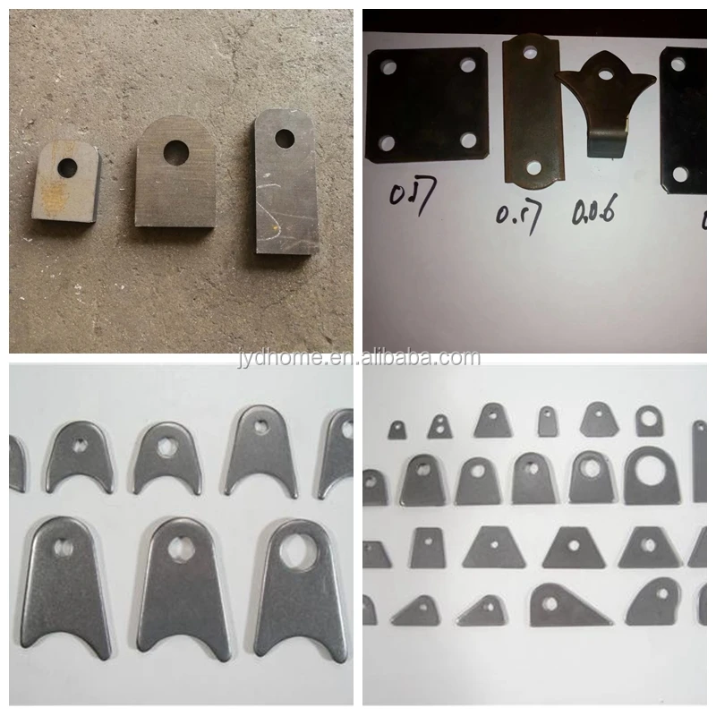 Jyd Decorative 4" X 4" Square Steel Post Base Plates With Countersink