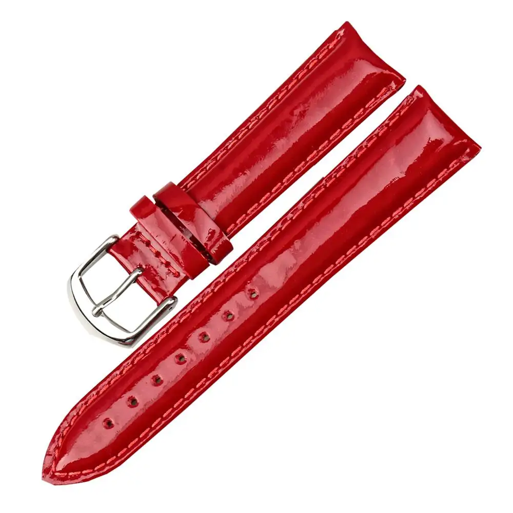 

MAIKES Women Charm Watch Strap Genuine Leather Watchband 12 mm 14mm 16mm 18mm 20 mm Newest Watch Bands Wristbands, Red, white, black