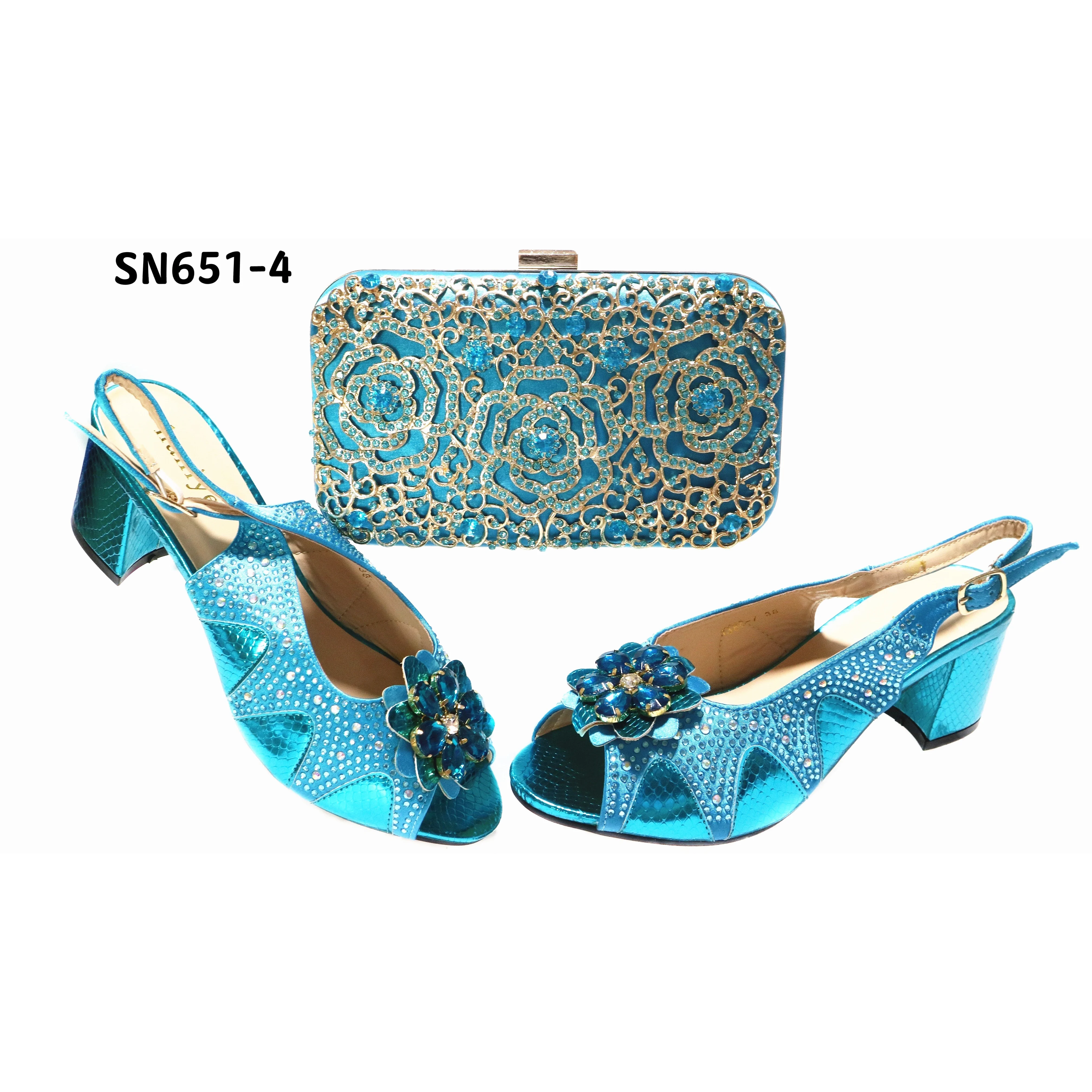 

Dropshipping sky blue women's casual shoes  genuine leather shoes with crystal and rhinestones