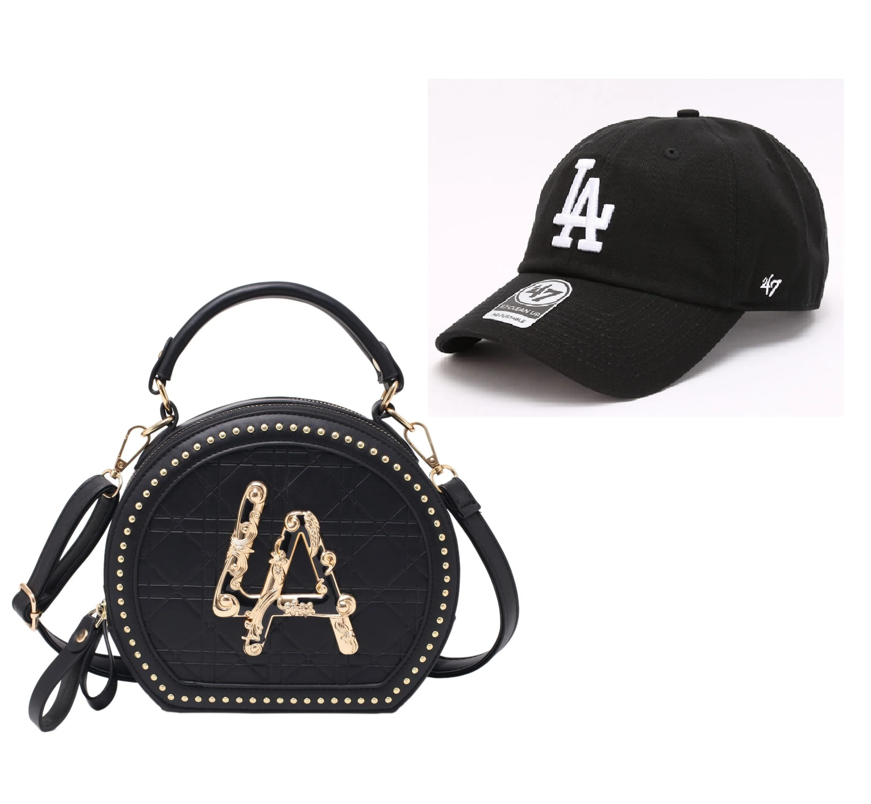 

Hot Sales Embroidery Big La Bag Set Purse and Handbag