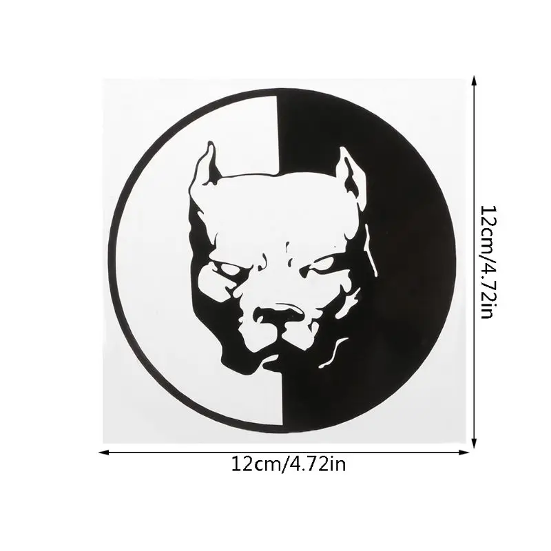 

12x12cm Waterproof Motorcycle Car Sticker Car Styling Decals 3D Dog Reflective Stickers