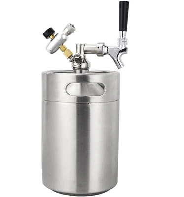 New Stainless Steel 304 Mini Beer Keg With Tap System Draft Beer Tap ...