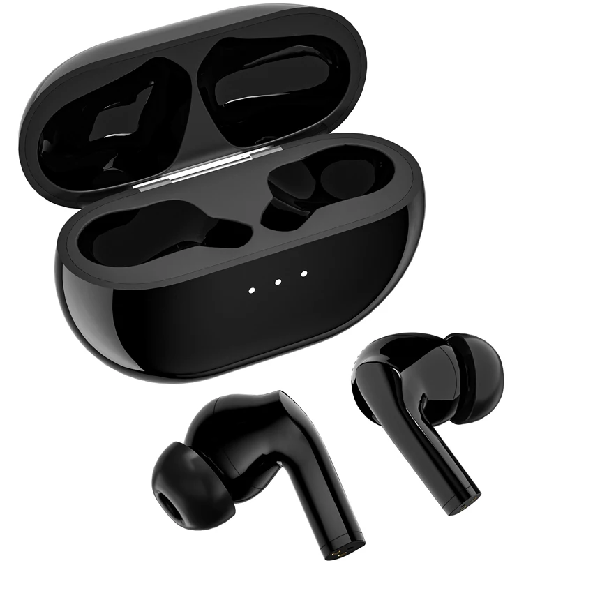 

Factory directly supply ANC HIFI steroe bass wireless earbuds qualcomm patron private lable earbuds, Black/white/grey