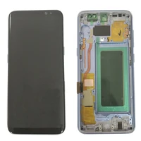 

SUPER AMOLED S8 LCD with frame for SAMSUNG Galaxy S8 G950 G950F Display S8 Plus G955 G955F Touch Screen Digitizer