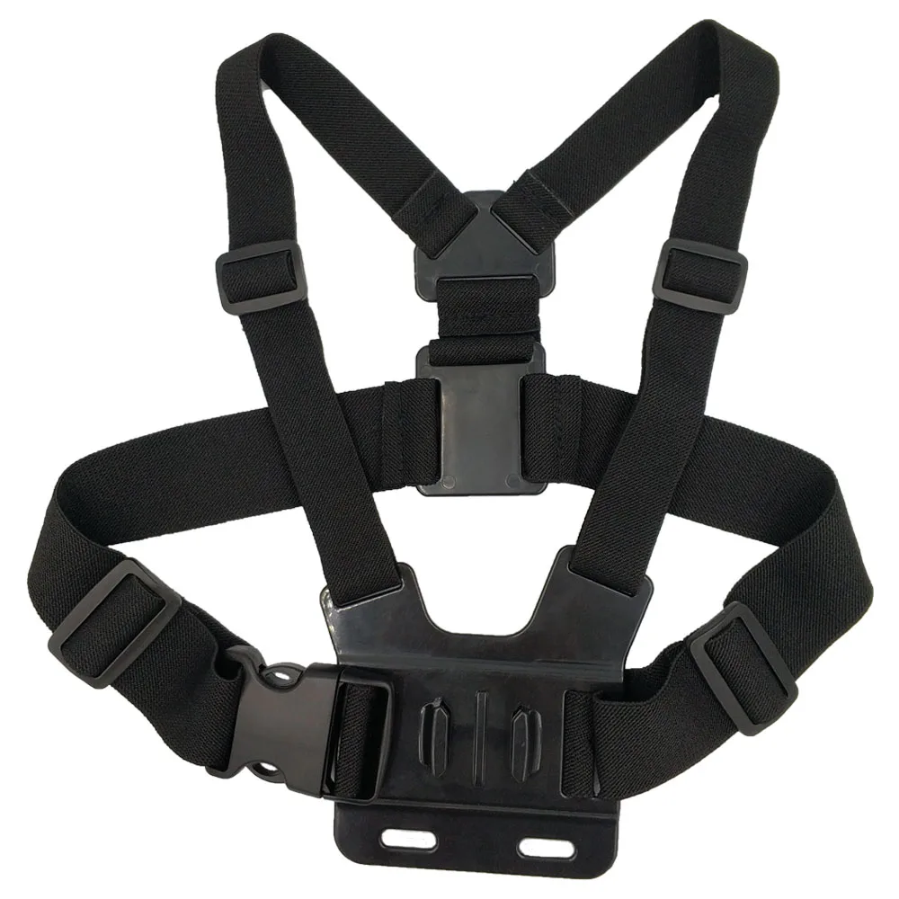 

Go Pro Accessories Harness Chest Strap Mount For Gopro 10 9 8 7 6 5 4 SJ4000 Sj7 Yi 4K DJI OSMO H8 H9R, : black